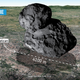 Illustration for article titled A size comparison of the comet 67P with popular sci-fi spaceships